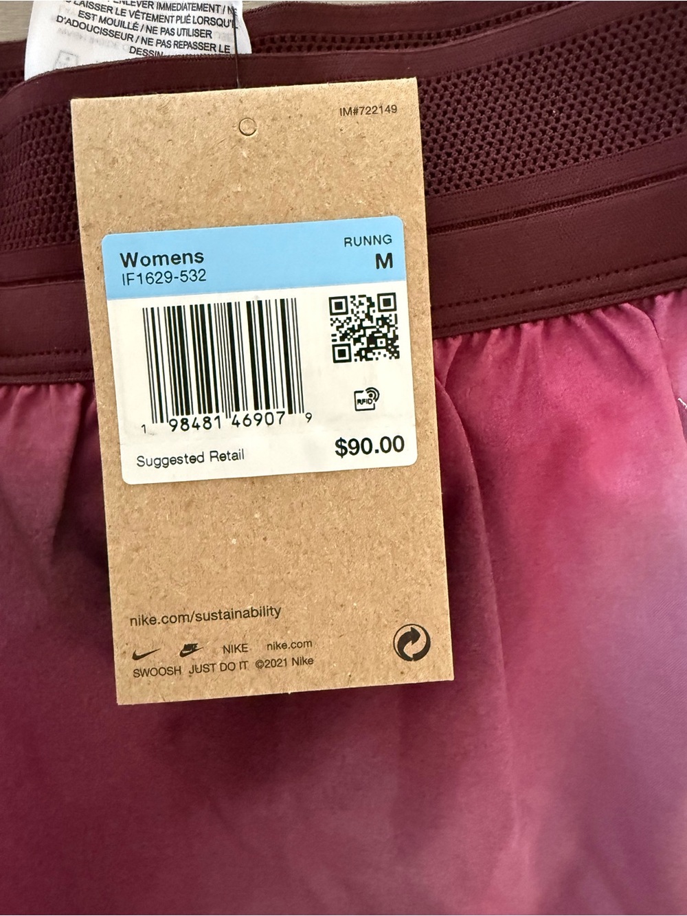 Nike Women's AeroSwift Running Shorts - Picture 2 of 5